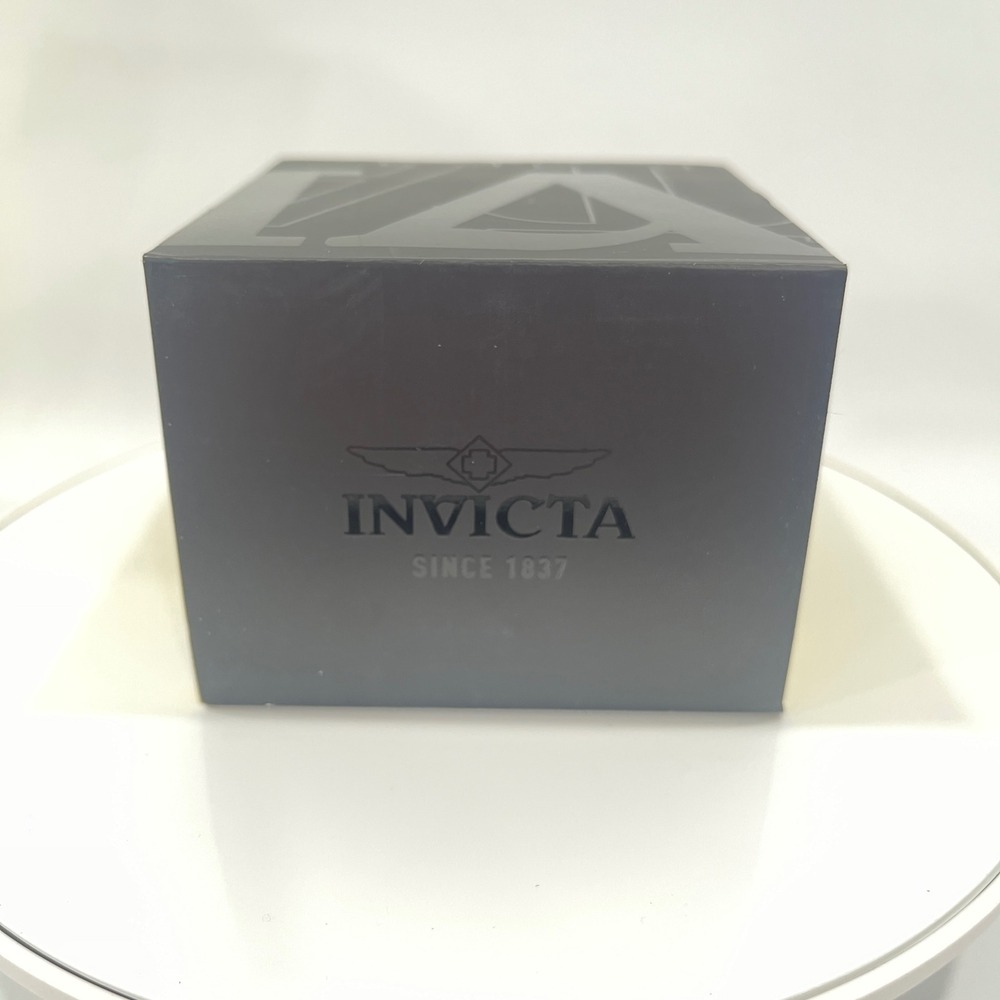 Invicta Two-Tone Gold and Silver Rectangular Dress Watch - Picture 5 of 6